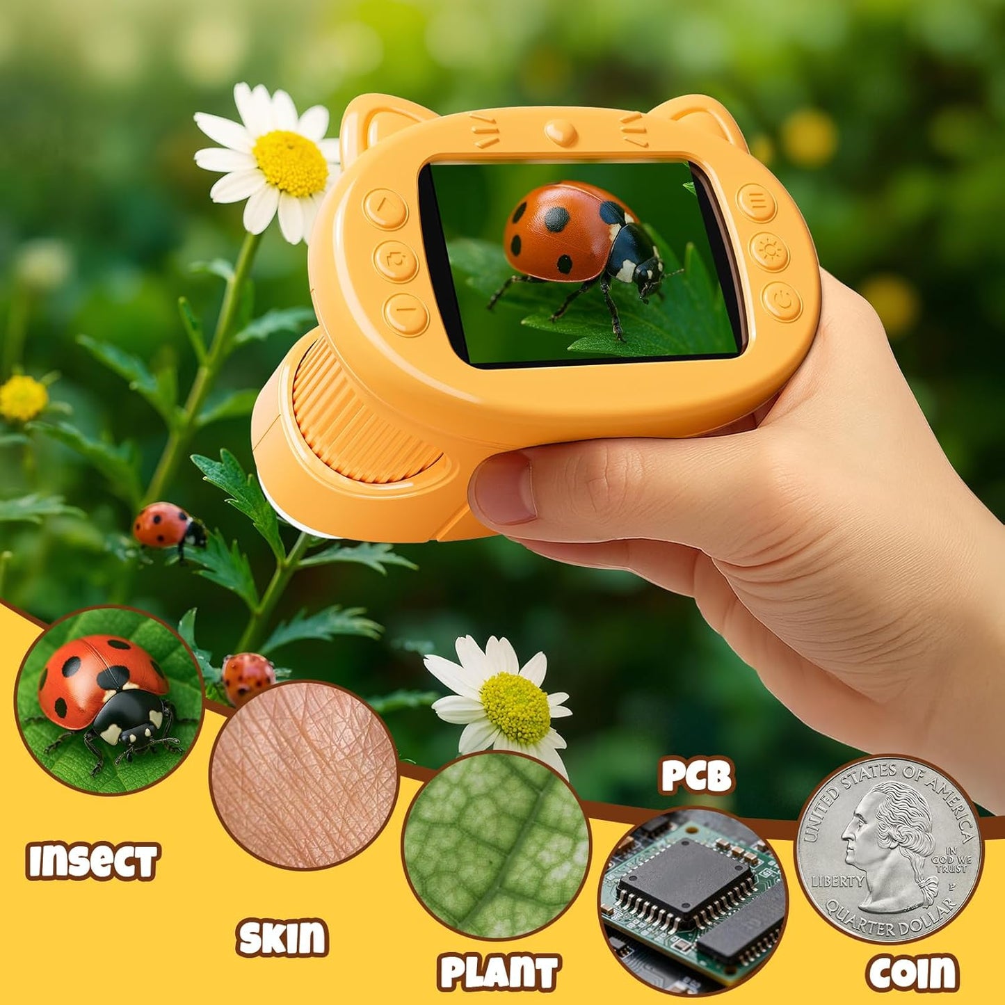 Handheld Digital Mini Microscope for Kids