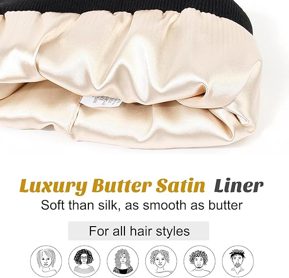 Silk Lined Beanie Hat