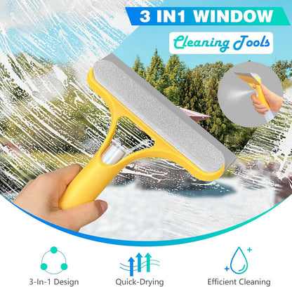 3-in-1 Window Squeegee Cleaner