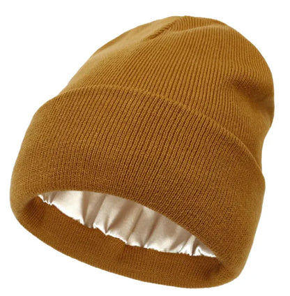 Silk Lined Beanie Hat