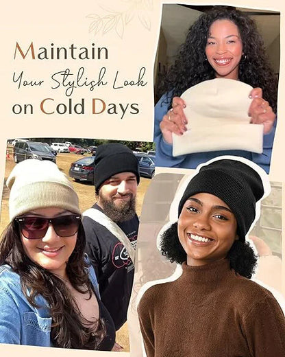 Silk Lined Beanie Hat